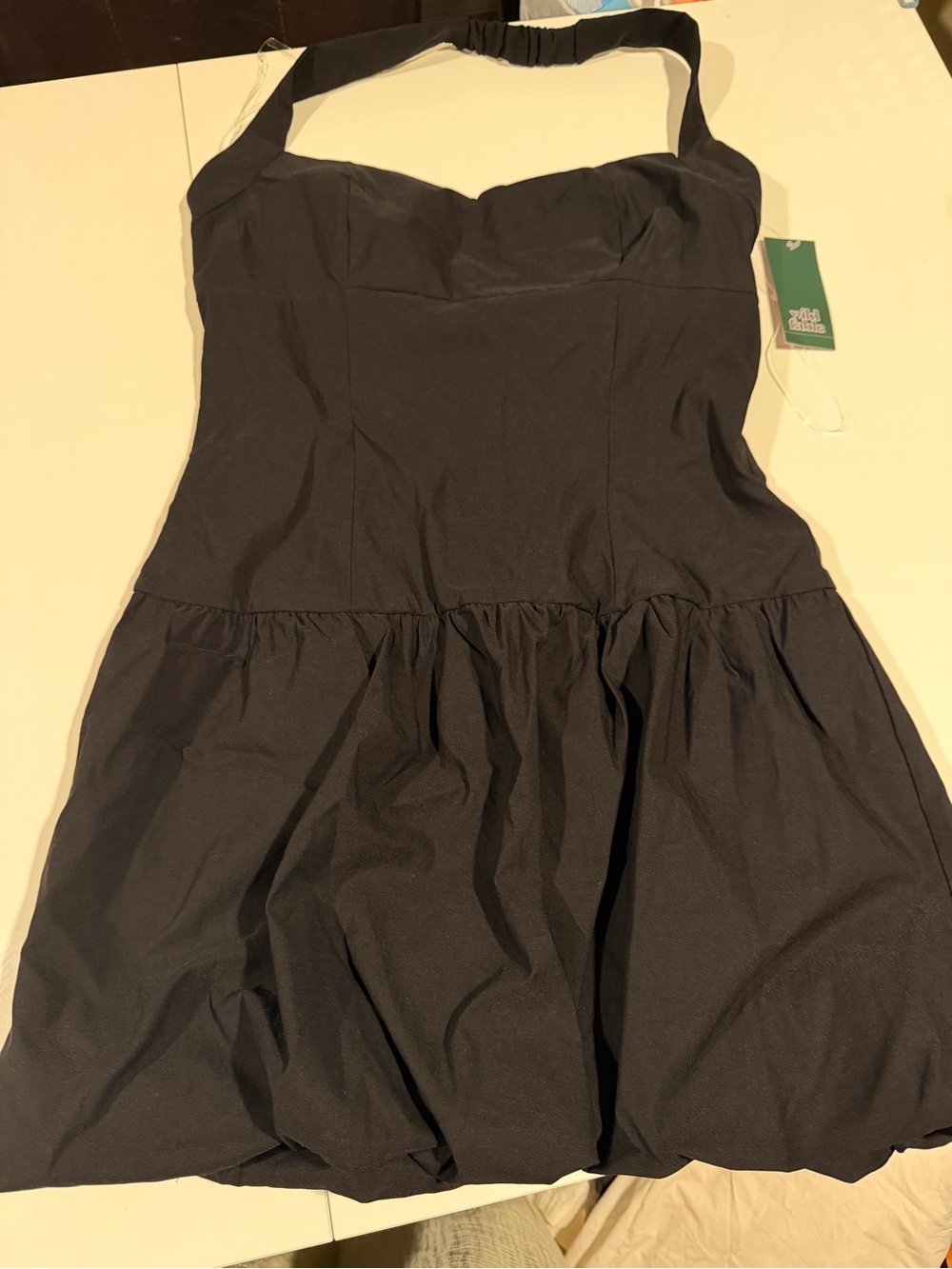 Wild fable black babydoll dress sz s nwt
